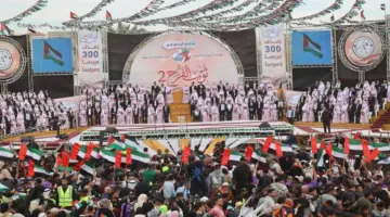 “الفارس الشهم 3” تُقيم العرس الجماعي “ثوب الفرح 2” في غزة